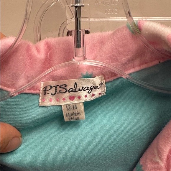 P.J. Salvage Rainbow Unicorn Pajamas size 12/14 - Picture 3 of 9